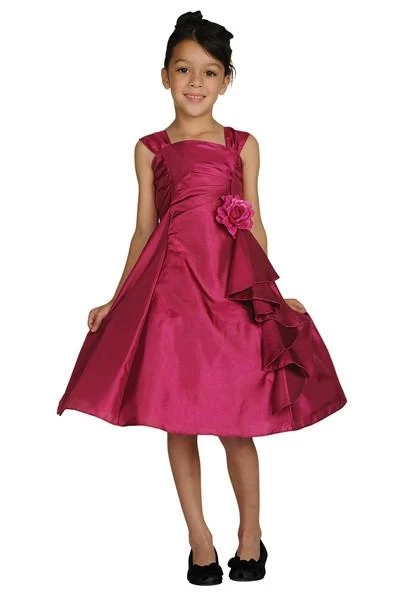 ABC Fashion Girls Short Royal Blue Dresses With Ruffled Skirt 8 ABC Fashion Girls Short Royal Blue Dresses With Ruffled Skirt