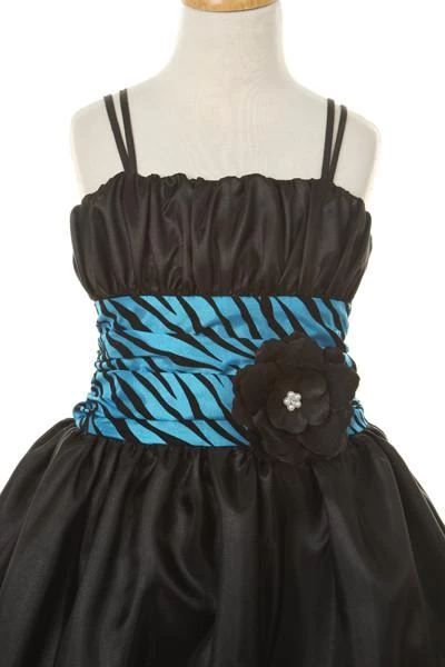 ABC Fashion Girls Short Silver Zebra Print Dresses Flower Girl Dresses 7 ABC Fashion Girls Short Silver Zebra Print Dresses Flower Girl Dresses