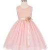 Girls Short Tulle Dress With Lace Bodice By Cinderella Couture 1142 Flower Girl Dresses