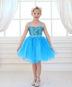 Calla Collection Girls Short Tulle Dress With Sequined Top By Calla 750 Kids