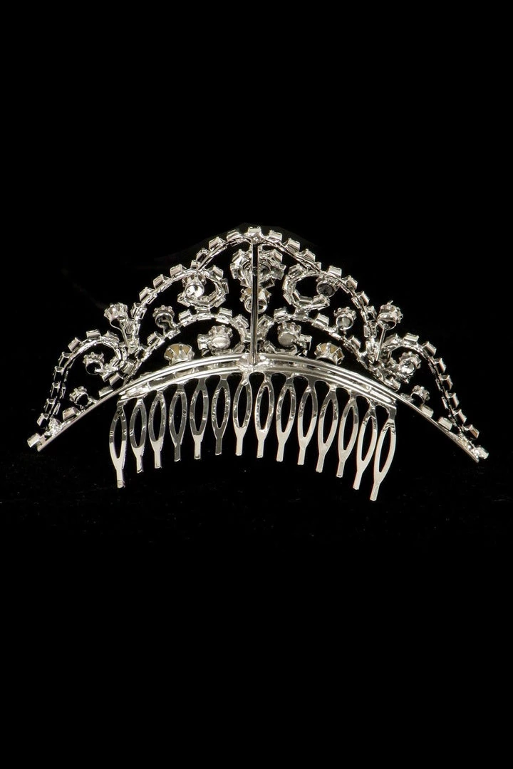 Cinderella Couture Girls Silver Rhinestone Hair Comb 4 Cinderella Couture Girls Silver Rhinestone Hair Comb