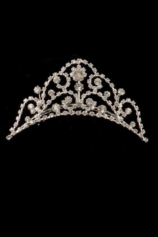 Cinderella Couture Girls Silver Rhinestone Hair Comb 3 Cinderella Couture Girls Silver Rhinestone Hair Comb