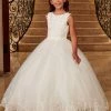 Mary's Bridal Angels Collection Flower Girl Dresses Girls Sleeveless Applique Gown By Mary's Bridal MB9084