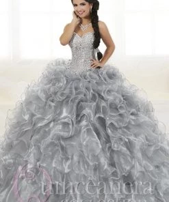 Tiffany Princess By House Of Wu Kids Girls Sleeveless Long Ruffled Dress By Mini Quince 26833MQ