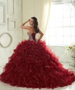 Tiffany Princess By House Of Wu Kids Girls Sleeveless Long Ruffled Dress By Mini Quince 26833MQ