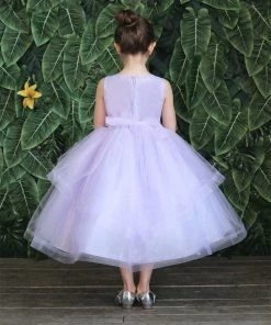Calla Collection Girls Tea Length Tulle Dress With Embroidered Bodice By Calla D792 Flower Girl Dresses 44 Calla Collection Girls Tea Length Tulle Dress With Embroidered Bodice By Calla D792 Flower Girl Dresses