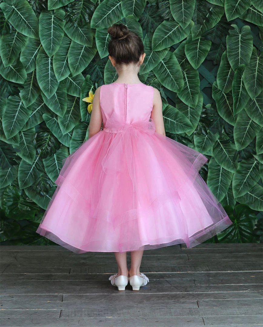 Calla Collection Girls Tea Length Tulle Dress With Embroidered Bodice By Calla D792 Flower Girl Dresses 31 Calla Collection Girls Tea Length Tulle Dress With Embroidered Bodice By Calla D792 Flower Girl Dresses