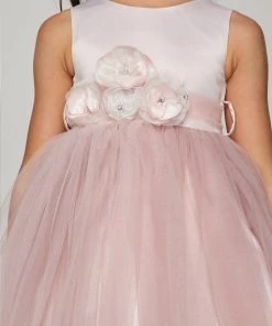 Girls Two Tone High Low Dress By Cinderella Couture 5097 Flower Girl Dresses