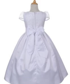 Cinderella Couture Girls White Lace Dress With Rosettes Kids 11 Cinderella Couture Girls White Lace Dress With Rosettes Kids