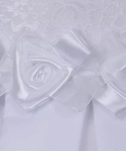 Cinderella Couture Girls White Lace Dress With Rosettes Kids 10 Cinderella Couture Girls White Lace Dress With Rosettes Kids