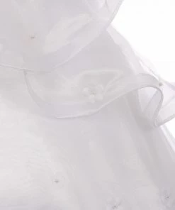 Girls White Layered Dress With Cap Sleeves By Cinderella Couture 2903 Flower Girl Dresses