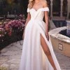 Prom Glitter Bridal Ball Gown By Cinderella Divine CD214W