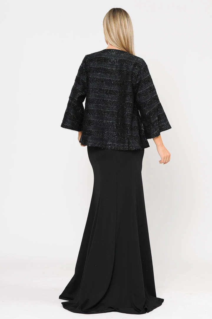 Poly USA Plus Size Mother Of The Bride Dresses Glitter Embellished Plus Size Evening Jacket By Poly USA JK1902 12 Poly USA Plus Size Mother Of The Bride Dresses Glitter Embellished Plus Size Evening Jacket By Poly USA JK1902