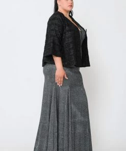 Poly USA Plus Size Mother Of The Bride Dresses Glitter Embellished Plus Size Evening Jacket By Poly USA JK1902 29 Poly USA Plus Size Mother Of The Bride Dresses Glitter Embellished Plus Size Evening Jacket By Poly USA JK1902