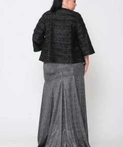 Poly USA Plus Size Mother Of The Bride Dresses Glitter Embellished Plus Size Evening Jacket By Poly USA JK1902 27 Poly USA Plus Size Mother Of The Bride Dresses Glitter Embellished Plus Size Evening Jacket By Poly USA JK1902