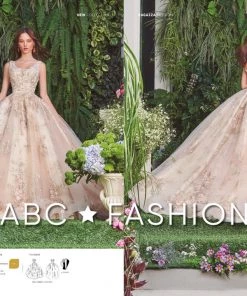 Ragazza Fashion Quinceañera Glitter Floral Quinceanera Dress By Ragazza DV26-526