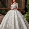 Mary's Bridal Ball Gowns Collection Glitter Lace Wedding Ball Gown By Mary's Bridal MB6076 Wedding Dresses 2 Mary's Bridal Ball Gowns Collection Glitter Lace Wedding Ball Gown By Mary's Bridal MB6076 Wedding Dresses