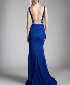 Prom Metallic Glitter Mermaid Dress By Cinderella Divine KC1875 13 Prom Metallic Glitter Mermaid Dress By Cinderella Divine KC1875