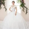 Quinceañera Glitter Off Shoulder Quinceanera Dress By House Of Wu 26957