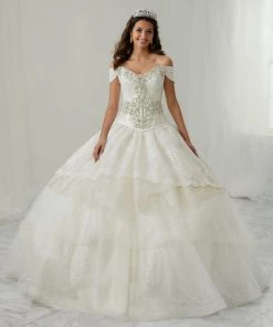 LA Glitter By House Of Wu Glitter Off Shoulder Quinceanera Dress By LA Glitter 24088 Quinceañera 12 LA Glitter By House Of Wu Glitter Off Shoulder Quinceanera Dress By LA Glitter 24088 Quinceañera