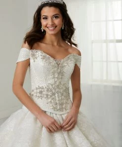 LA Glitter By House Of Wu Glitter Off Shoulder Quinceanera Dress By LA Glitter 24088 Quinceañera 14 LA Glitter By House Of Wu Glitter Off Shoulder Quinceanera Dress By LA Glitter 24088 Quinceañera