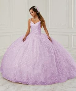 House Of Wu Fiesta Gowns Glitter Print Quinceanera Dress By Fiesta Gowns 56425