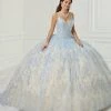 House Of Wu Fiesta Gowns Glitter Print Quinceanera Dress By Fiesta Gowns 56425