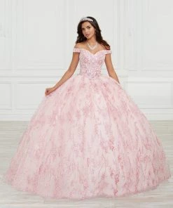 Glitter Print Quinceanera Dress By House Of Wu 26970