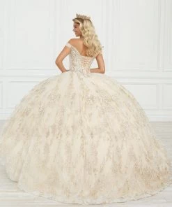Glitter Print Quinceanera Dress By House Of Wu 26970