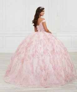 Glitter Print Quinceanera Dress By House Of Wu 26970