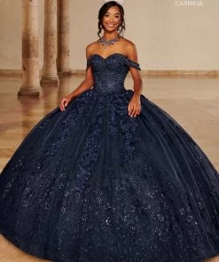 Glitter Print Quinceanera Dress By Mary's Bridal MQ1099 16 Glitter Print Quinceanera Dress By Mary's Bridal MQ1099