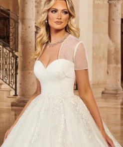 Mary's Bridal Ball Gowns Collection Glitter Sweetheart Wedding Ball Gown By Mary's Bridal MB6098 Wedding Dresses