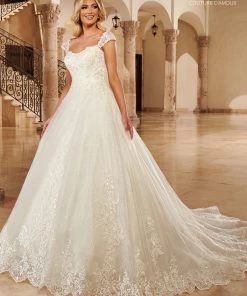 Mary's Bridal Couture Damour Collection Glitter Tulle Bridal Dress By Mary's Bridal MB4123