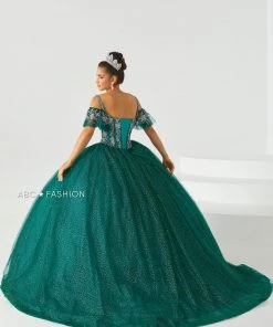 House Of Wu Fiesta Gowns Glitter Tulle Quinceanera Dress By Fiesta Gowns 56436 Quinceañera