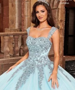 Glitter Tulle Quinceanera Dress By Mary's Bridal MQ1090