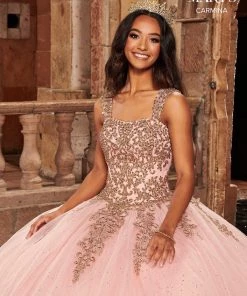 Glitter Tulle Quinceanera Dress By Mary's Bridal MQ1090