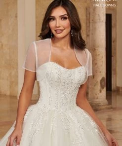 Mary's Bridal Ball Gowns Collection Wedding Dresses Glitter Tulle Wedding Ball Gown By Mary's Bridal MB6088