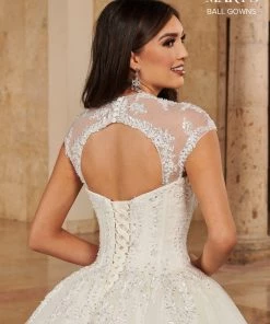 Mary's Bridal Ball Gowns Collection Wedding Dresses Glitter Tulle Wedding Ball Gown By Mary's Bridal MB6088