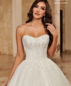 Mary's Bridal Ball Gowns Collection Wedding Dresses Glitter Tulle Wedding Ball Gown By Mary's Bridal MB6088