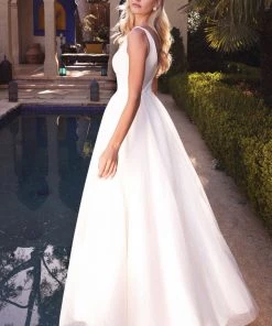 Glitter Wedding Ball Gown By Cinderella Divine CB077W