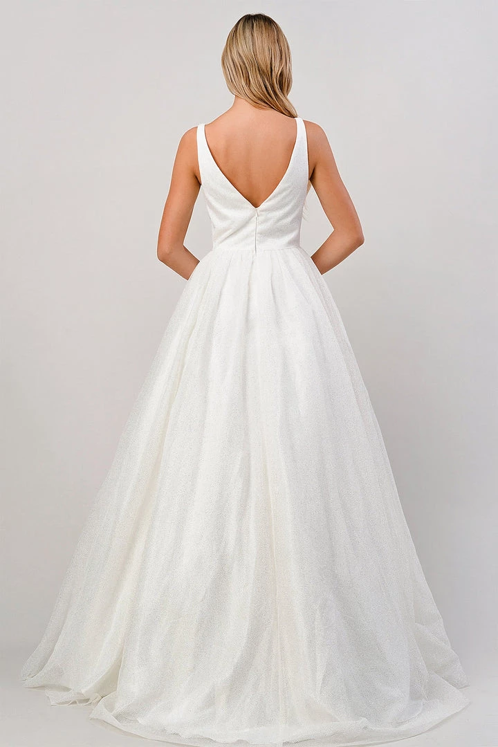 Glitter Wedding Ball Gown By Cinderella Divine CB077W 8 Glitter Wedding Ball Gown By Cinderella Divine CB077W