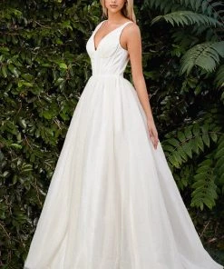 Glitter Wedding Ball Gown By Cinderella Divine CB077W 18 Glitter Wedding Ball Gown By Cinderella Divine CB077W