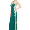 Starbox Embroidered Long Sleeveless Fitted Dress By Star Box 6419 Prom