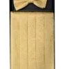 Vesuvio Napoli Gold Paisley Cummerbund And Bow Tie Set Men