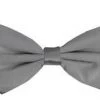 Vesuvio Napoli Men Gray Bow Ties With Matching Pocket Squares 1 Vesuvio Napoli Men Gray Bow Ties With Matching Pocket Squares