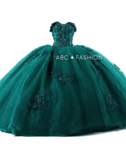 Ragazza Fashion Quinceañera Green Quinceanera Dress By Ragazza DV54-554