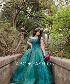 Ragazza Fashion Quinceañera Green Quinceanera Dress By Ragazza DV54-554