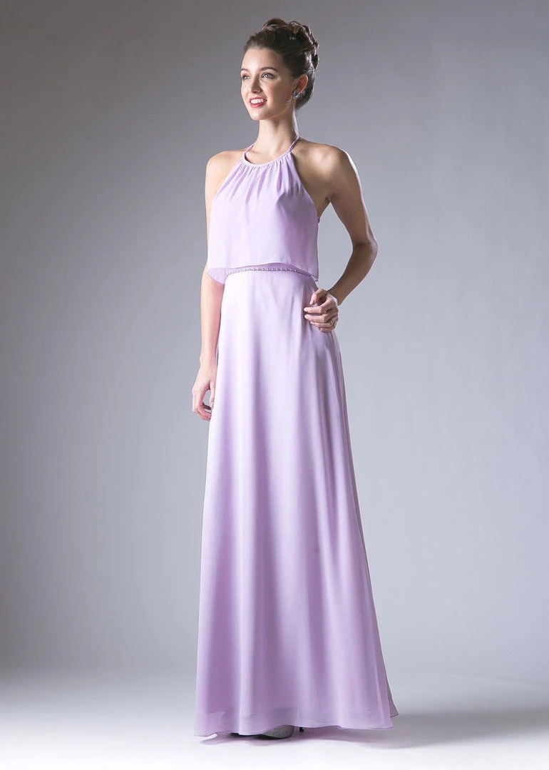 Prom Long Halter Chiffon Dress By Cinderella Divine CH523 3 Prom Long Halter Chiffon Dress By Cinderella Divine CH523