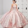 LA Glitter By House Of Wu Embroidered Halter Quinceanera Dress By LA Glitter 24057