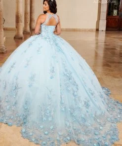 Mary's Bridal Halter Quinceanera Dress By Alta Couture MQ3085